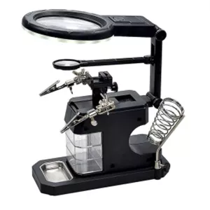 گیره مونتاژ ذره بین دار به همراه پایه هویه TE-803