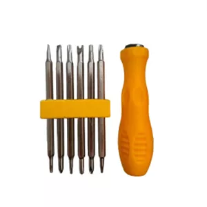 ست 13 عددی سری و دسته پیچ گوشتی موبایلی MKH TOOLS