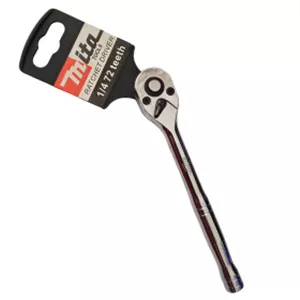 دسته بکس جغجغه‌ای درایو 1/4 طرح اسناپون 72 دنده ضامن‌دار استیل میتا MITA مدل 72MT