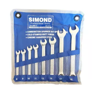 آچار8 عددی یک سر تخت یک سر رینگی سیموند SIMOND