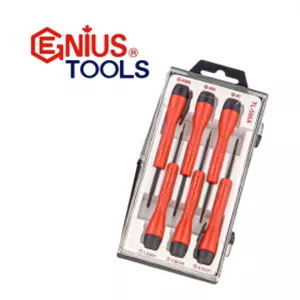 ست پیچ گوشتی دو و چهار سو ساعتی 6 عددی جنیوس GENIUS مدل TL-506A تایوان