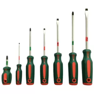 ست پیچ گوشتی 7 عددی دو و چهارسو دسته سوراخدار هنس HANS مدل 06400.7BG