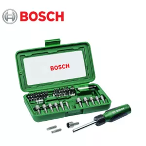 جعبه 46 پارچه بکس و پیچ گوشتی بوش BOSCH مدل 2607017377 ساخت تایوان
