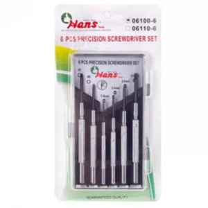 مجموعه 6 عددی پیچ گوشتی ساعتی هنس HANS مدل 6-06100
