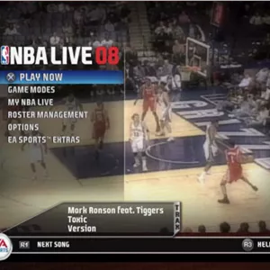 بازی NBA Live 08 برای PS2