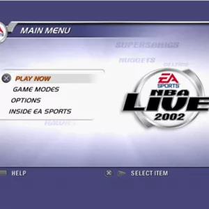 بازی NBA Live 2002 برای PS2