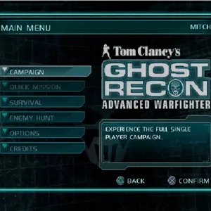 بازی Tom Clancy's Ghost Recon - Advanced Warfighter برای PS2