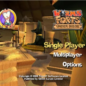 بازی Worms Forts - Under Siege برای PS2