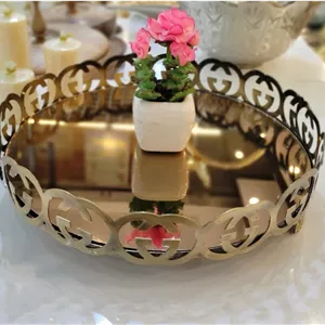 سینی آینه ای پرنس مدل گوچی