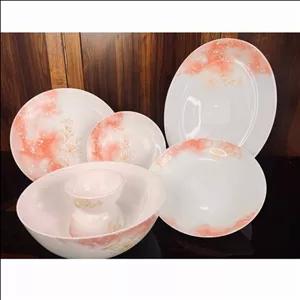 سرویس غذا خوری 26 پارچه ی مورانو مدل درتا صورتی