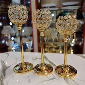 جاشمعی 3 سایز نگین دار گرد ( عمده و تک)