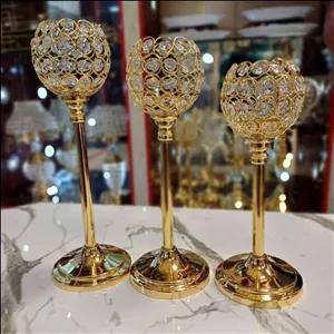 جاشمعی 3 سایز نگین دار طرح لاله ( عمده و تک)