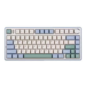 کیبورد AULA مدل F75 snow green - ارسال 60 روز کاری