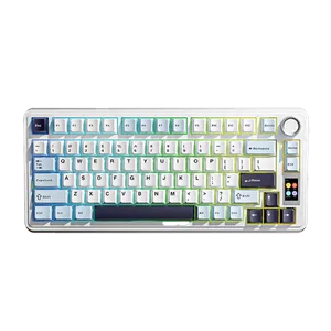 کیبورد AULA مدل S75 Pro سفید آبی - ارسال 60 روز کاری