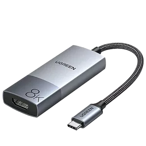 کابل تبدیل UGREEN مدل CM491 50388 USB-C TO HDMI2.1 8K 0.15M