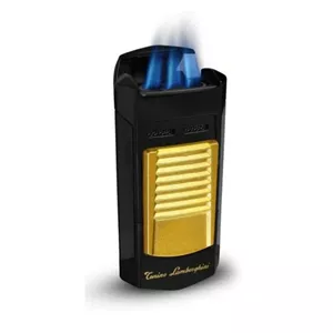 فندک لامبورگینی مشکی و طلایی مدل Lamborghini Lighter TTR009030