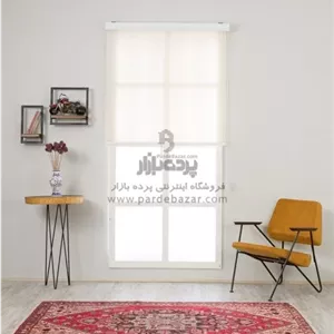 پرده شید سان اسکرین طوسی سفید S2410-P14
