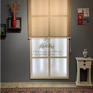 پرده شید سان اسکرین قهوه ای S853-L4