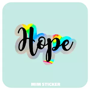 استیکر متالایز Hope