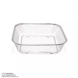 سبد استیل مربع سایز 24 کد 2497