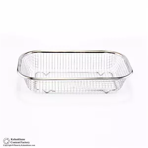 سبد استیل مستطیل سایز 15 کد 2498