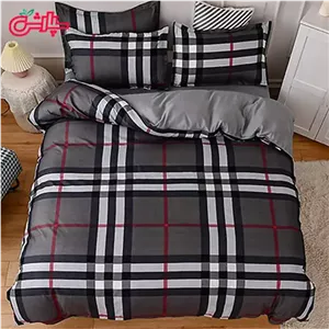 لحاف روتختی اسپرت چهارخانه - کتان (359) 