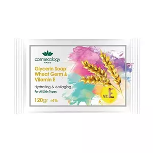 صابون گلسیرنه جوانه گندم و ویتامین E کاسمکولوژی وزن 120 گرم