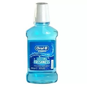 دهان شویه اورال-بی مدل Lasting Freshless حجم 250 میلی لیتر