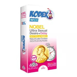 کاندوم 12 عددی تاخیری ناچ کدکس مدل Nobel Ultra sexual