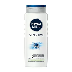 شامپو بدن، صورت و موی مردانه نیوا مدل Sensitive حاوی عصاره بامبو حجم 500 میلی لیتر