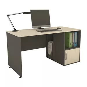 میز کارمندی تک کمد نوژن مدل هانیس M5010