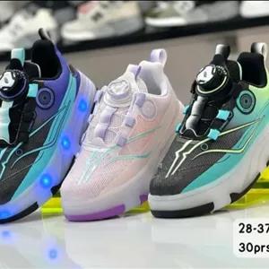 کفش اسکیت چراغدار شارژی پسرانه کد 2866