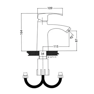 شیر روشویی البرز روز مدل یونیک