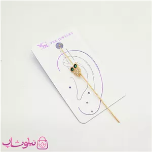 گوشواره کراس YSX مدل جغد طلایی کد 691