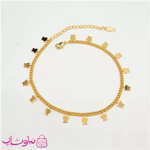 پابند زنانه YSX با آویزهای پروانه طلایی کد 1196