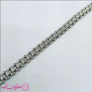 دستبند اسپرت ژوپینگ طرح رولکس نقره ای کد 4391
