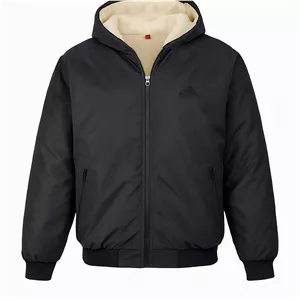 کاپشن مردانه مشکی داخل تمام خز مدل adidas-مشکی