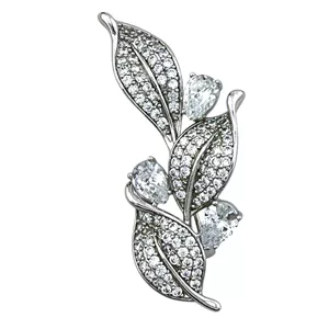 گل سینه زنانه ژوپینگ مدل گل برگ کد G4181