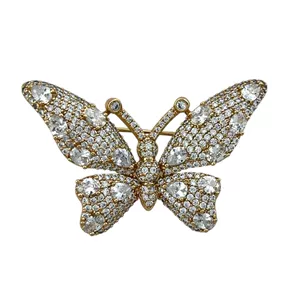 گل سینه زنانه ژوپینگ مدل پروانه کد G4161