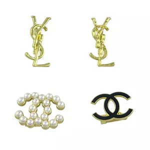 گل سینه مدل شنل وای اس ال مروارید کد G4187