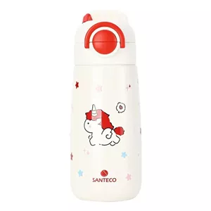 فلاسک فانتزی 500ML دوجداره سانتکو مدل AOSTA Pro HGD-500-011 - صورتی چرک