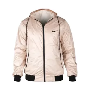 کاپشن مردانه نرمال ساده مموری کرم Nike مدل 49345 - XXXL