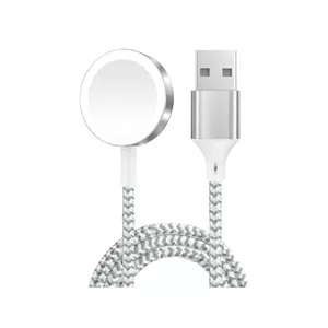 کابل شارژ مغناطیسی اپل واچ گرین مدل Green Magnetic Charging Cable