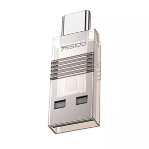 رم ریدر تایپ سی یسیدو مدل YESIDO GS21 TYPE-C CARD READER