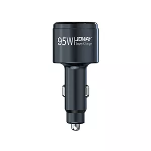 شارژر فندکی 95 وات جووی JOWAY JC195 با 3 پورت خروجی