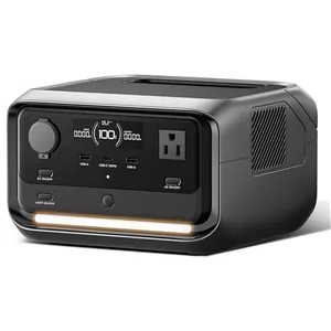 پاور استیشن قابل حمل EcoFlow RIVER 3 Plus ظرفیت 286 وات‌ساعت - نقره‌ای طوسی