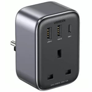 چندراهی برق و شارژر دیواری یوگرین مدل CD314 15290