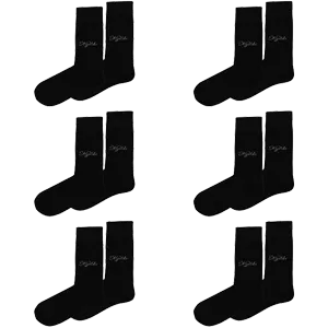 بسته 6 عددی جوراب مردانه ساق بلند مشکی 3633-201 my ماییلدا