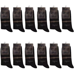 بسته 12 عددی جوراب مردانه ساق بلند 3630-182 ماییلدا