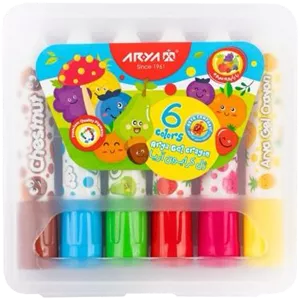 ژل کرایون 6 رنگ آریا